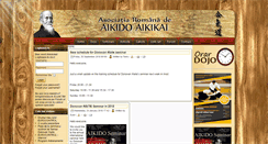 Desktop Screenshot of aikidoarad.com